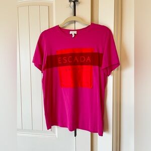 Escada Sport Pink and Red Top